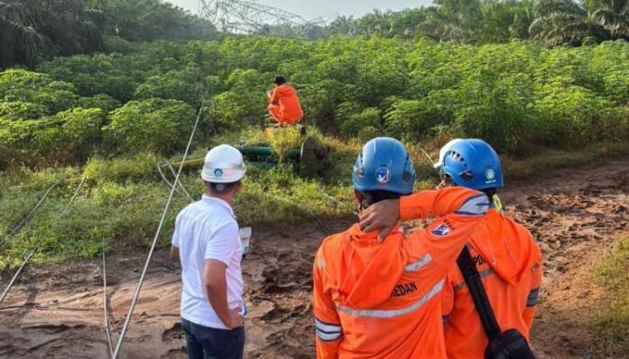 12 tower pln roboh di sumut, pemadaman bergilir berlaku hingga sepekan