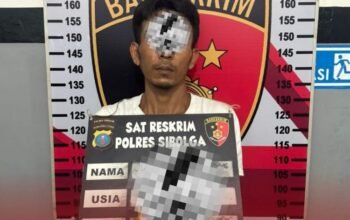 aksi pencurian handphone pedagang di sibolga berakhir dengan penangkapan