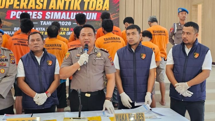 rekor baru! polres simalungun tangkap 53 tersangka narkoba dalam 21 hari