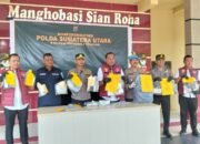 operasi antik toba 2026, polres tapteng ungkap sembilan kasus narkoba