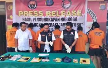 21 hari operasi antik toba 2026, 13 tersangka narkoba diringkus di taput