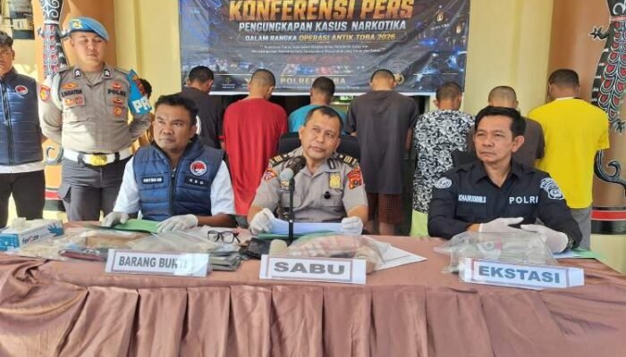 polres toba bongkar jaringan narkoba, bandar hingga oknum polisi terlibat