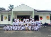 karateka shiroite taput jalani ujian kenaikan tingkat di tarutung