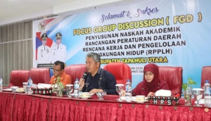 pemkab taput susun ranperda rpplh untuk perlindungan lingkungan berkelanjutan