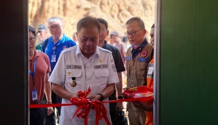 wabup tapsel resmikan aula tolang julu, perkuat pemulihan pascabencana warga