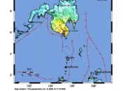 bmkg: tsunami teramati di 9 wilayah indonesia pascagempa m7,7 filipina